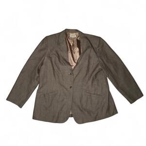 Pendleton Portland Oregon Plus Wool Blend Blazer Size 18W |